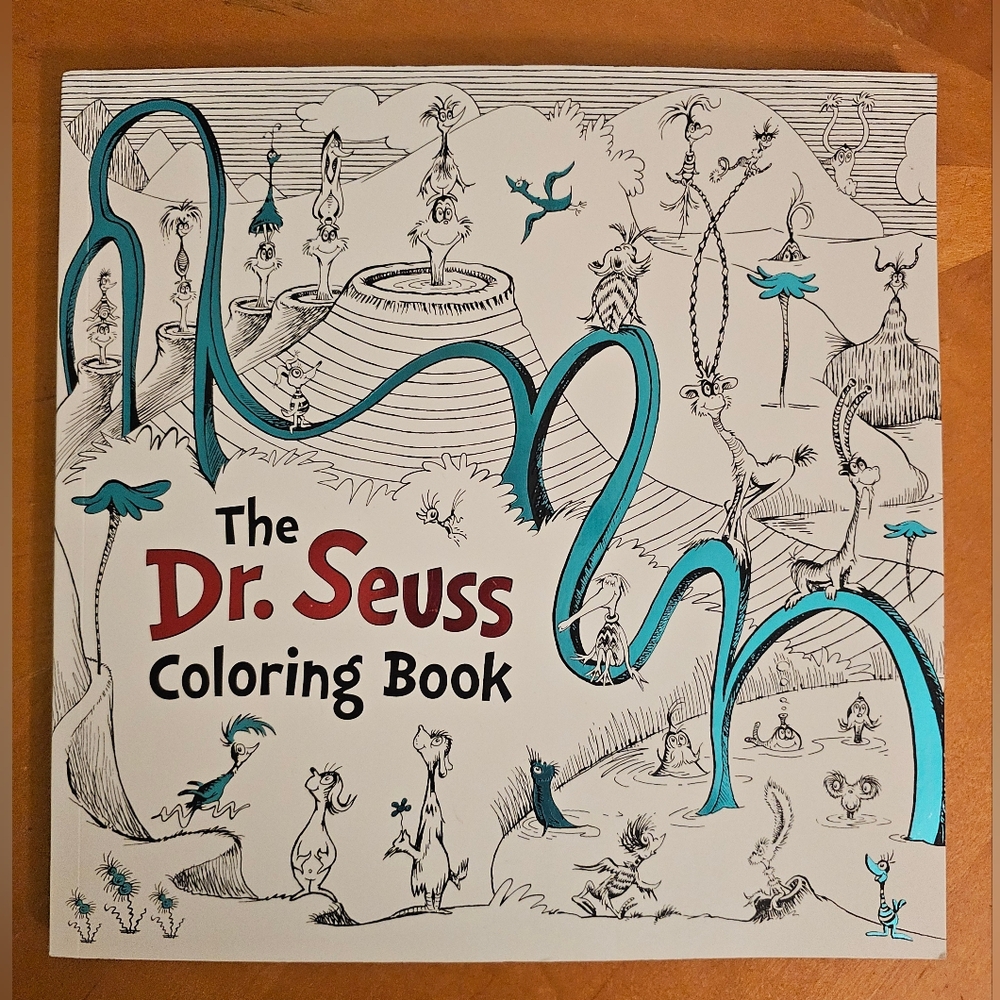 NEW The Dr. Seuss Kids - Adult Coloring Book (Paperback) - Random House Books